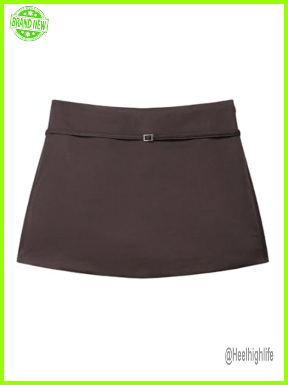 Women's Dressy High Waisted Mini Skort Built-in Shorts Bodycon